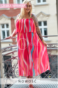 SAVONA Kleid in Rosa – Große Größen | Cavaricci.de