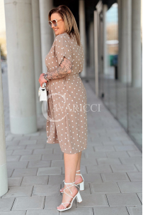 Kleid in Taupe – Große Größen | Cavaricci.de