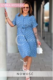 Kleid in Hellblau – Große Größen | Cavaricci.de