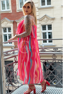 SAVONA Kleid in Rosa – Große Größen | Cavaricci.de