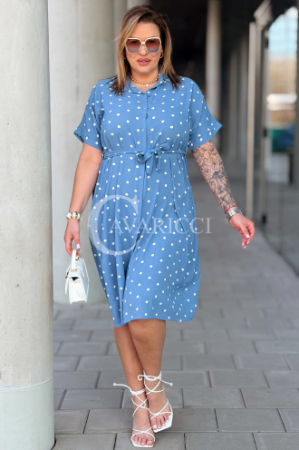 Kleid in Hellblau – Große Größen | Cavaricci.de