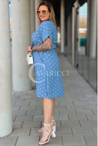 Kleid in Hellblau – Große Größen | Cavaricci.de