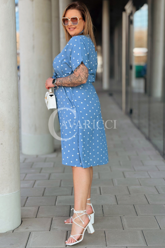Kleid in Hellblau – Große Größen | Cavaricci.de