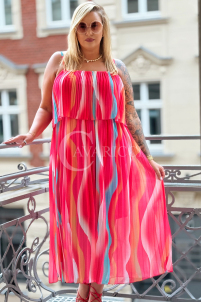 SAVONA Kleid in Rosa – Große Größen | Cavaricci.de