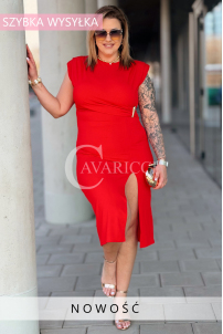 Kleid in Rot – Große Größen | Cavaricci.de