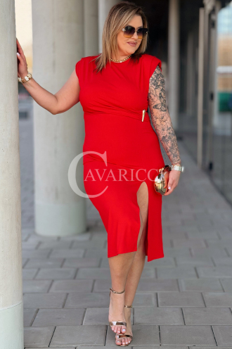 Kleid in Rot – Große Größen | Cavaricci.de