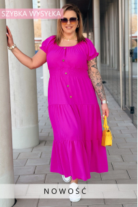 Kleid in Fuchsia – Große Größen | Cavaricci.de