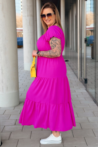 Kleid in Fuchsia – Große Größen | Cavaricci.de
