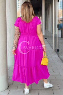 Kleid in Fuchsia – Große Größen | Cavaricci.de