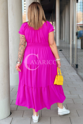 Kleid in Fuchsia – Große Größen | Cavaricci.de