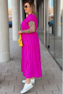 Kleid in Fuchsia – Große Größen | Cavaricci.de