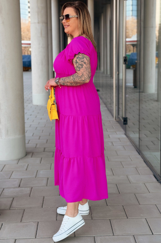 Kleid in Fuchsia – Große Größen | Cavaricci.de