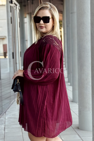 AREZZO Kleid in Bordeaux – Große Größen | Cavaricci.de