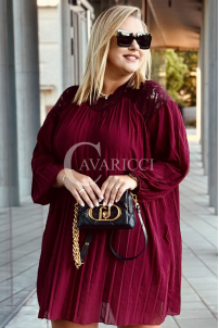 AREZZO Kleid in Bordeaux – Große Größen | Cavaricci.de