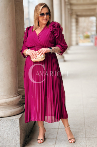 Kleid in Purpur – Große Größen | Cavaricci.de