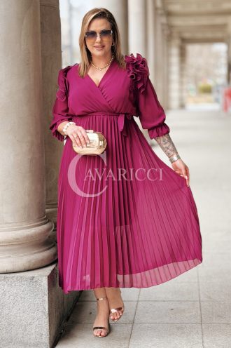 Kleid in Purpur – Große Größen | Cavaricci.de