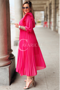 Kleid in Fuchsia – Große Größen | Cavaricci.de
