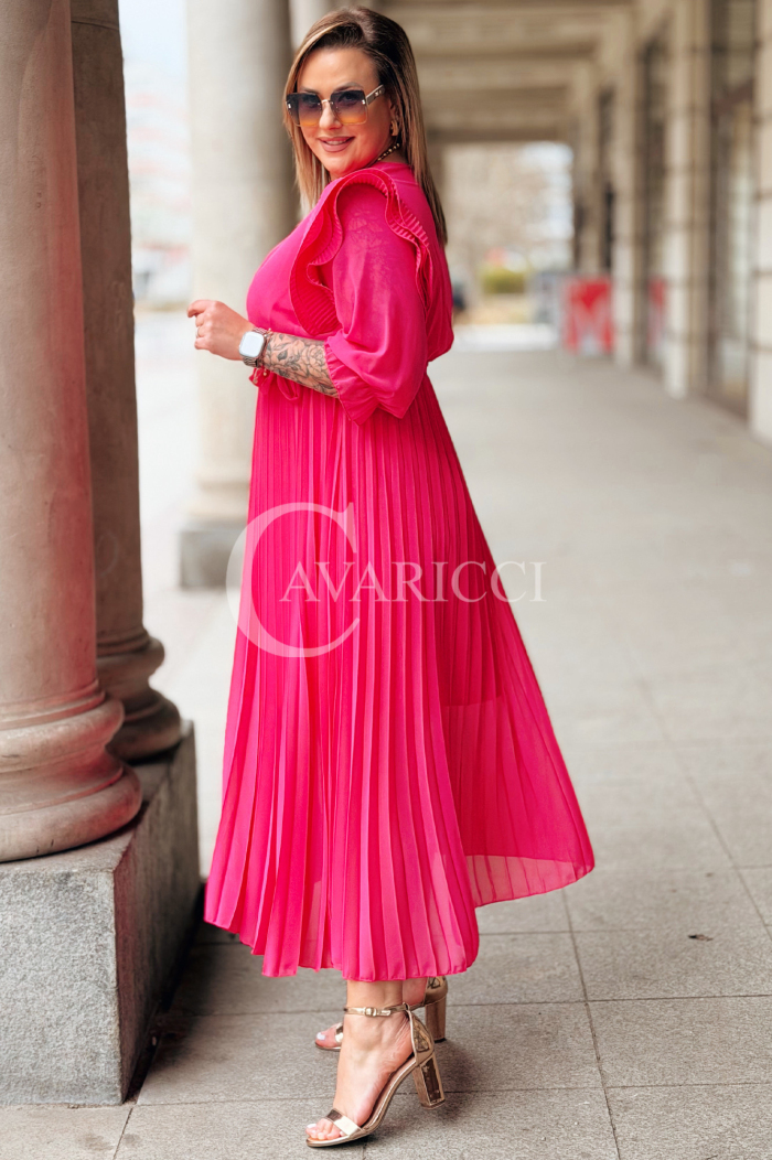 Kleid in Fuchsia – Große Größen | Cavaricci.de