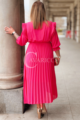 Kleid in Fuchsia – Große Größen | Cavaricci.de