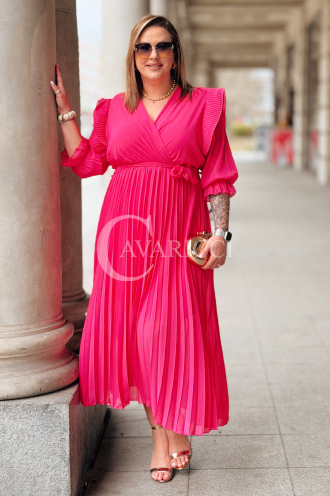Kleid in Fuchsia – Große Größen | Cavaricci.de