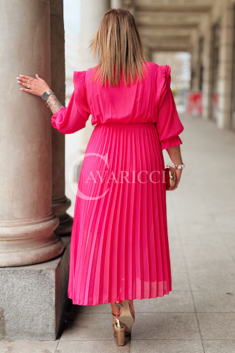 Kleid in Fuchsia – Große Größen | Cavaricci.de