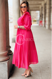 Kleid in Fuchsia – Große Größen | Cavaricci.de