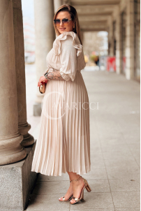 Kleid in Beige – Große Größen | Cavaricci.de