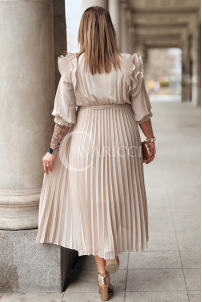 Kleid in Beige – Große Größen | Cavaricci.de
