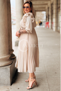 Kleid in Beige – Große Größen | Cavaricci.de