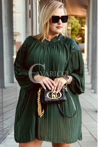 AREZZO Kleid in Flaschengrün – Große Größen | Cavaricci.de