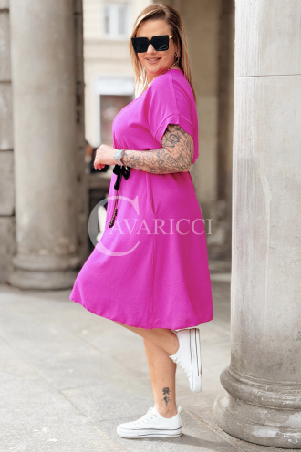 Kleid in Fuchsia – Große Größen | Cavaricci.de