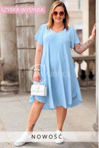 Kleid in Hellblau – Große Größen | Cavaricci.de