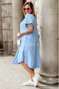 Kleid in Hellblau – Große Größen | Cavaricci.de