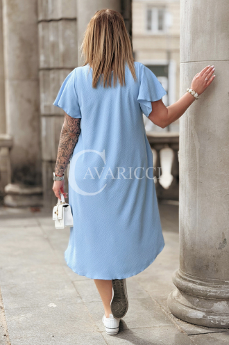 Kleid in Hellblau – Große Größen | Cavaricci.de