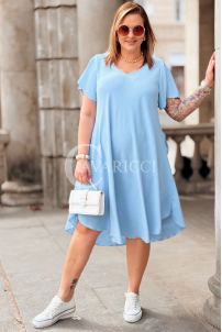 Kleid in Hellblau – Große Größen | Cavaricci.de