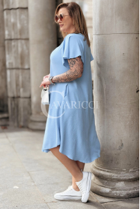 Kleid in Hellblau – Große Größen | Cavaricci.de