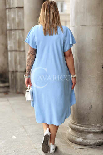 Kleid in Hellblau – Große Größen | Cavaricci.de