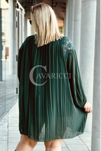 AREZZO Kleid in Flaschengrün – Große Größen | Cavaricci.de