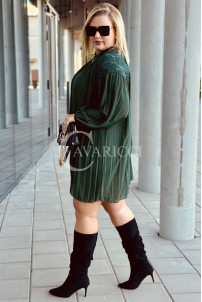 AREZZO Kleid in Flaschengrün – Große Größen | Cavaricci.de