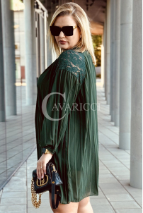 AREZZO Kleid in Flaschengrün – Große Größen | Cavaricci.de