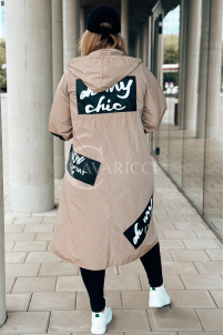 GENUA Kleid in Beige – Große Größen | Cavaricci.de