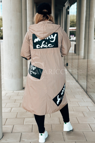 GENUA Kleid in Beige – Große Größen | Cavaricci.de