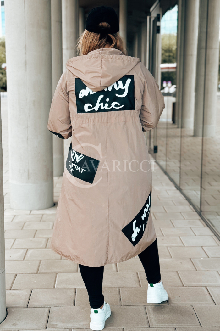 GENUA Kleid in Beige – Große Größen | Cavaricci.de