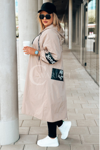 GENUA Kleid in Beige – Große Größen | Cavaricci.de