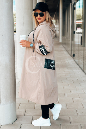 GENUA Kleid in Beige – Große Größen | Cavaricci.de