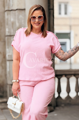 Set in Rosa – Große Größen | Cavaricci.de