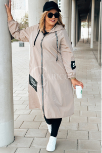 GENUA Kleid in Beige – Große Größen | Cavaricci.de