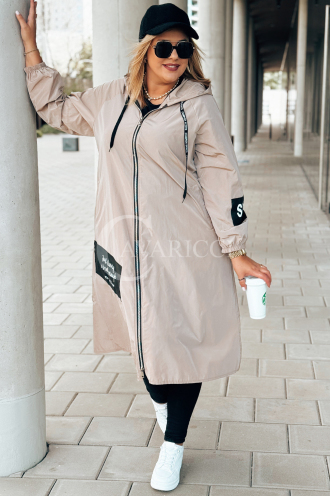 GENUA Kleid in Beige – Große Größen | Cavaricci.de