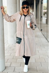 GENUA Kleid in Beige – Große Größen | Cavaricci.de