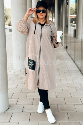 GENUA Kleid in Beige – Große Größen | Cavaricci.de